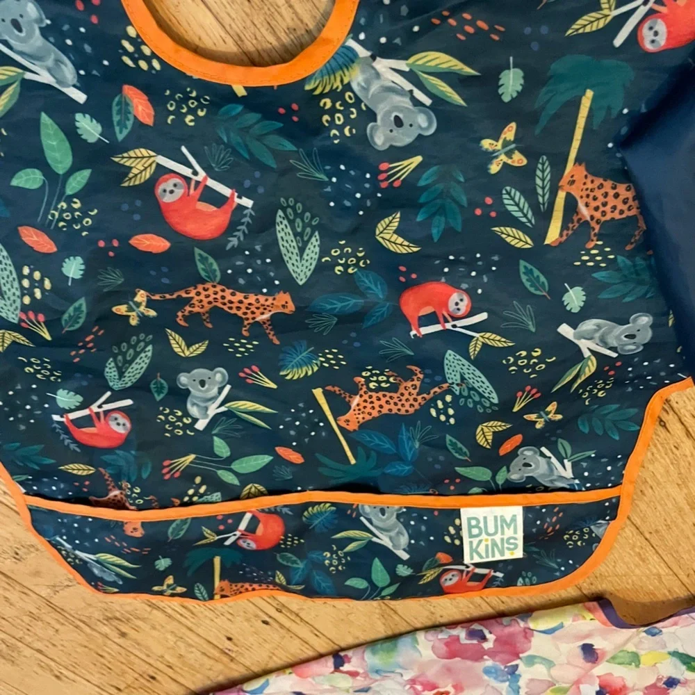 Bumkins and green sprouts bib bundle